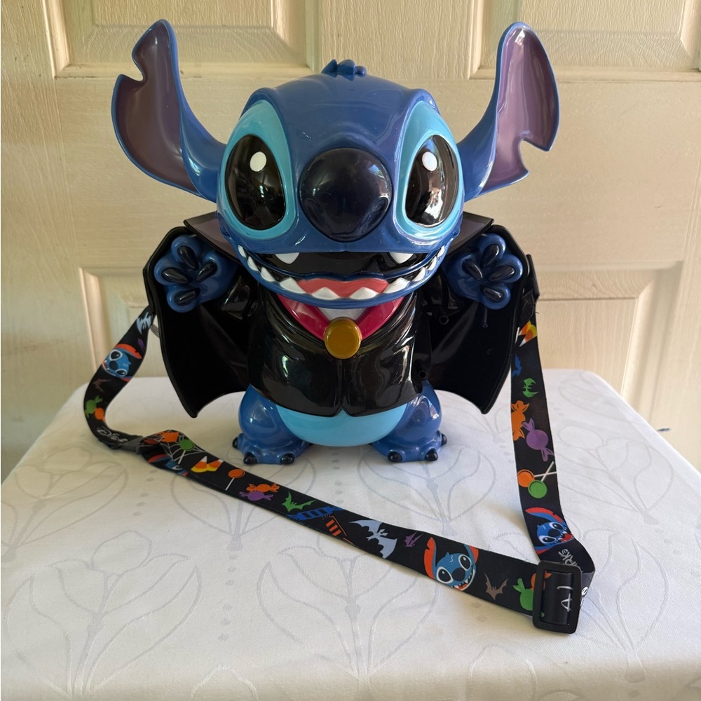 Stitch Vampire Blue and Black Popcorn Bucket